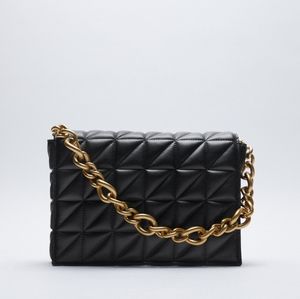 ***SALE***ZARA Quilted Chain Strap Should Bag